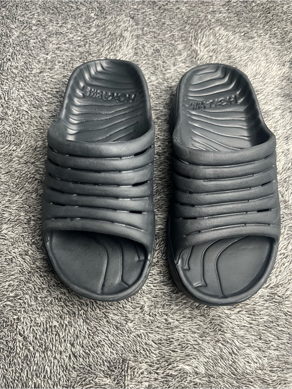 Hoka One One Ora Recovery Slides Black Women’s Size 7